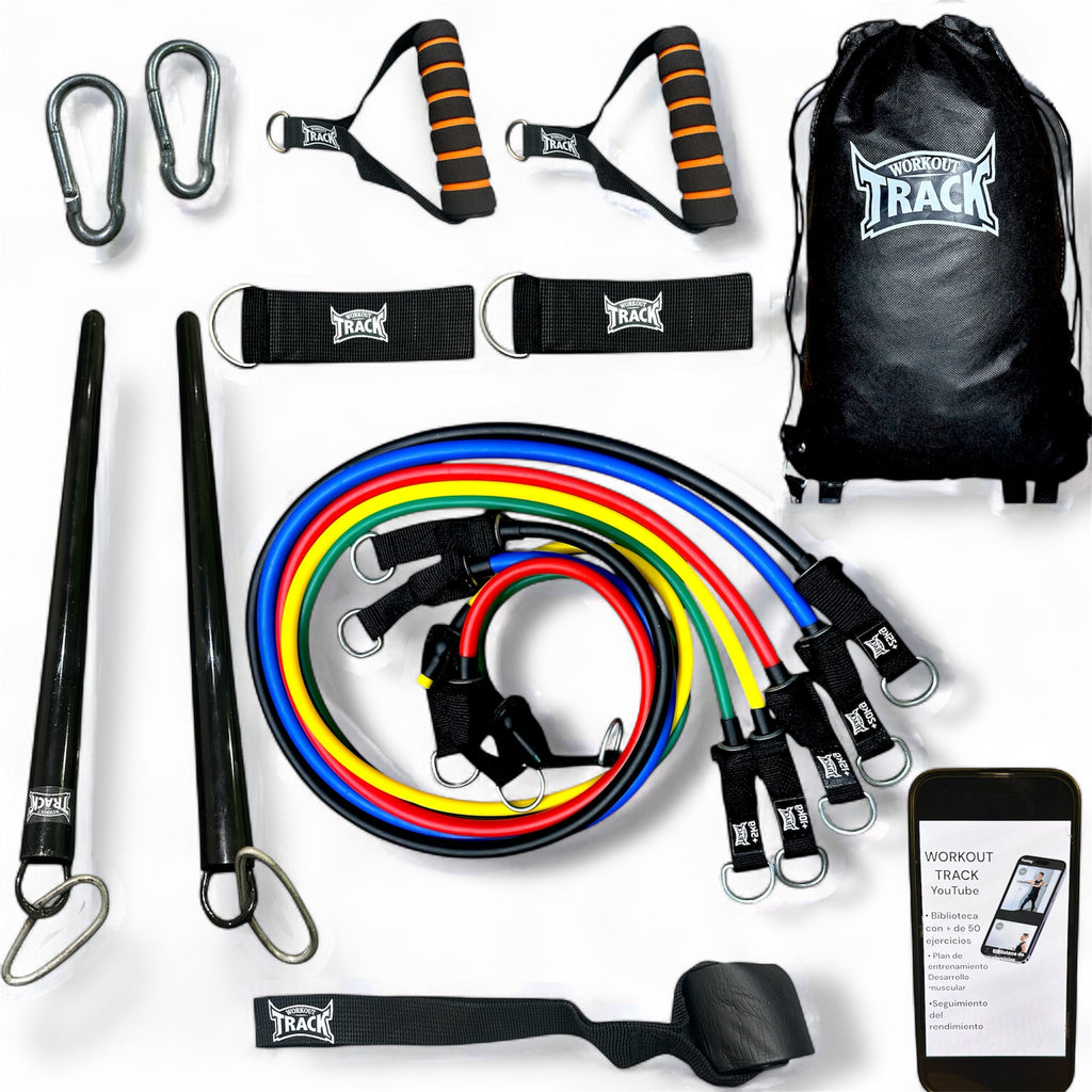 Kit Profesional Bandas Elásticas 75kg - Workout Track