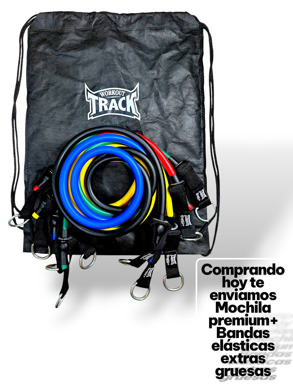 Kit Profesional Bandas Elásticas 75kg - Workout Track