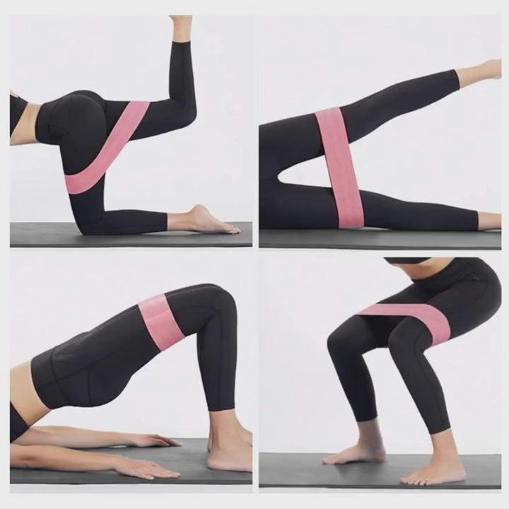 Workout Track Bandas Elásticas X5 – Kit Profesional de Resistencias para Fitness, Glúteos y Entrenamiento Funcional